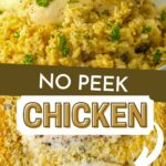 Tender and flavorful no peck chicken.