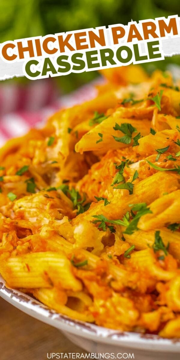 Baked chicken parm casserole