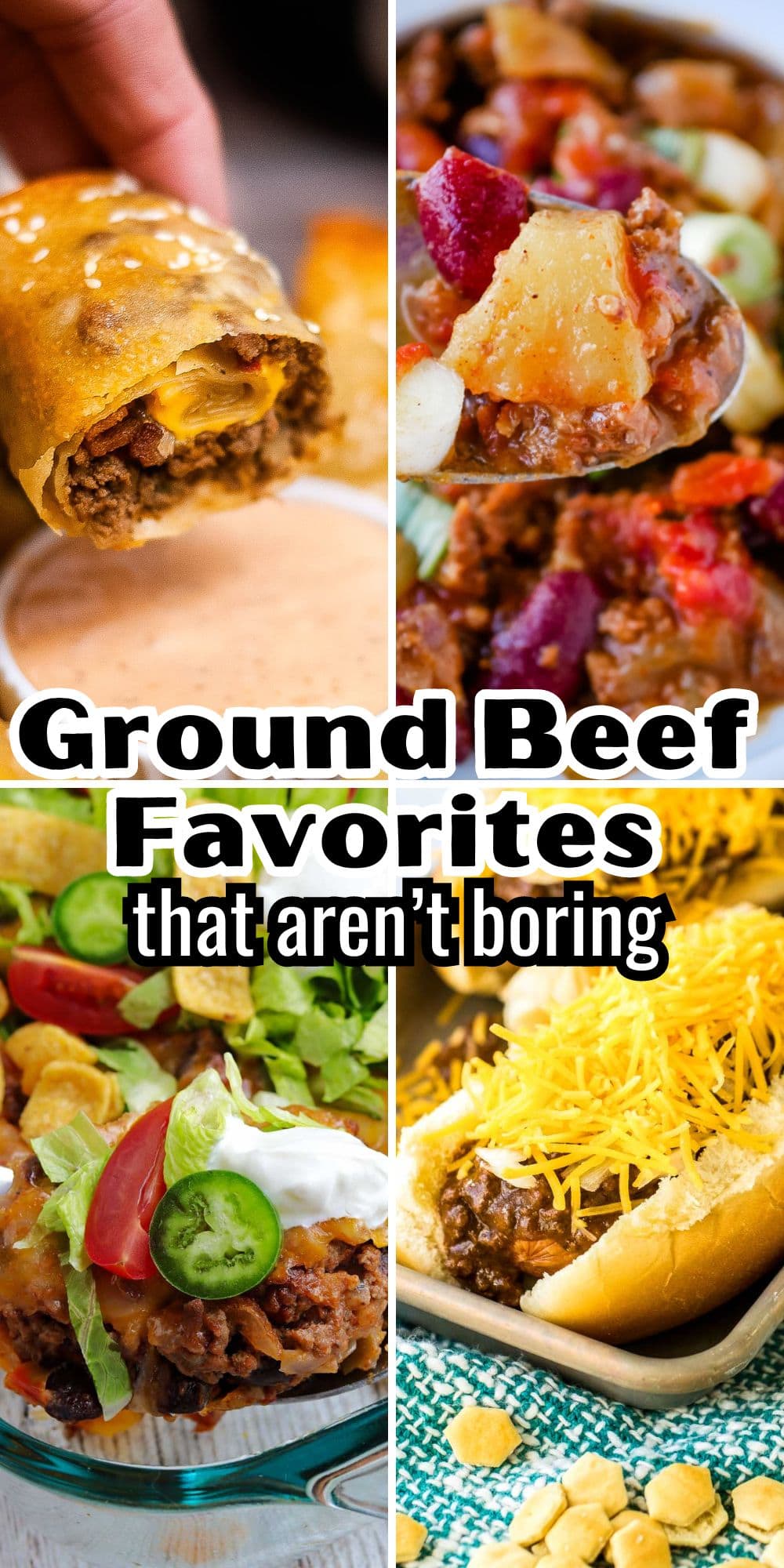 Get creative with these flavorful ground beef favorites that are anything but boring.
